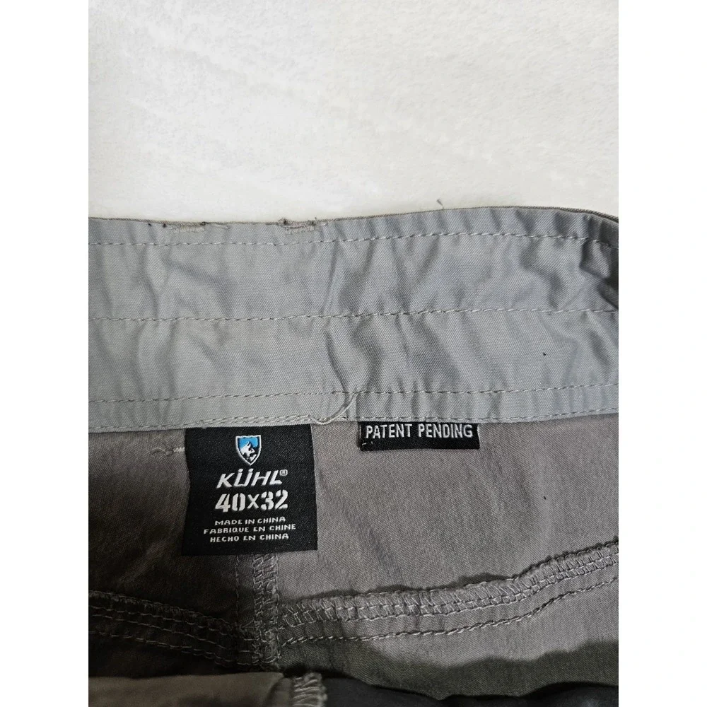 Kuhl Men's Slax Light Gray Legendary Lightweight Active Pants Size 40x32 Chino